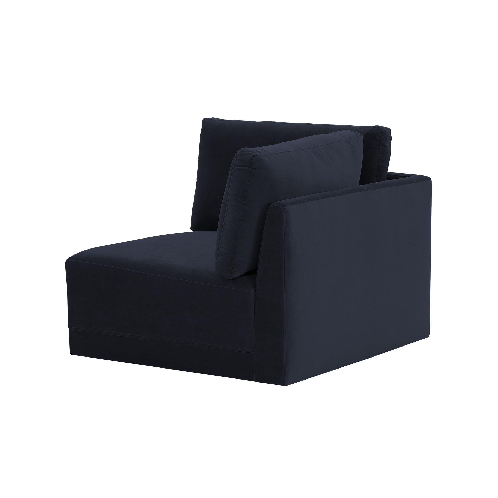 Willow Velvet Modular Corner Chair Ren L03140 W