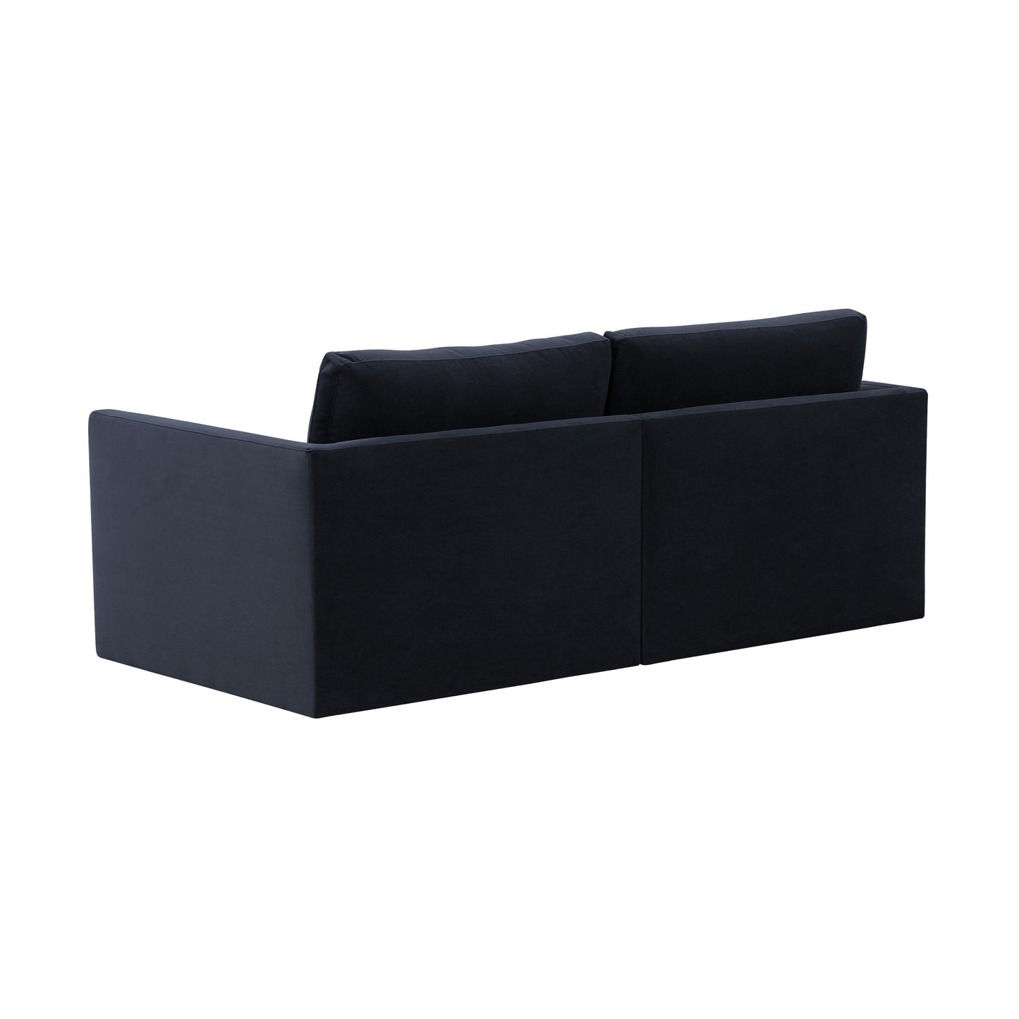 Willow 74 Velvet Modular Loveseat Ren L03132
