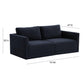 Willow 74 Velvet Modular Loveseat Ren L03152