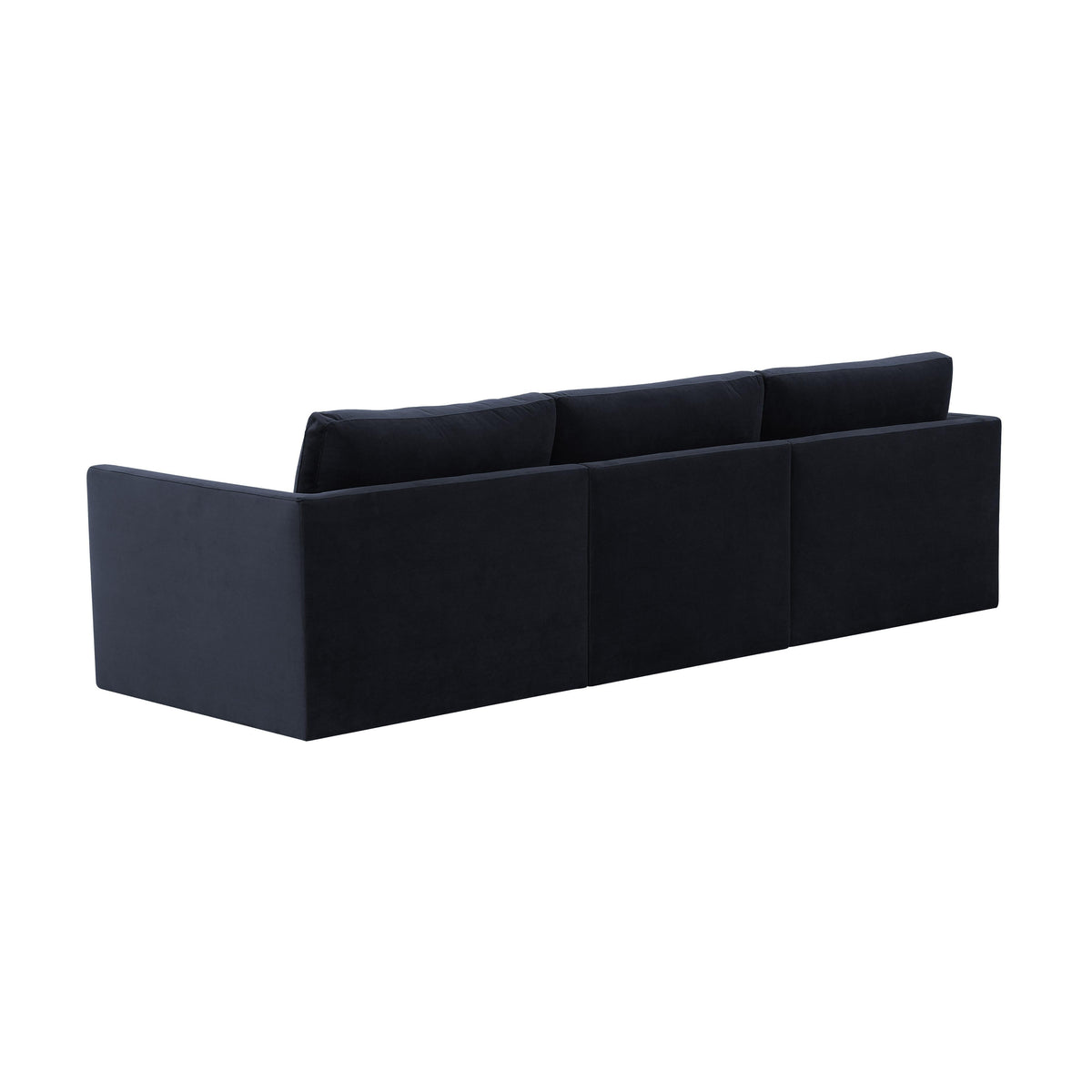 Willow Navy Performance Velvet Modular Sofa by TOV Furniture – photo 3 of 6