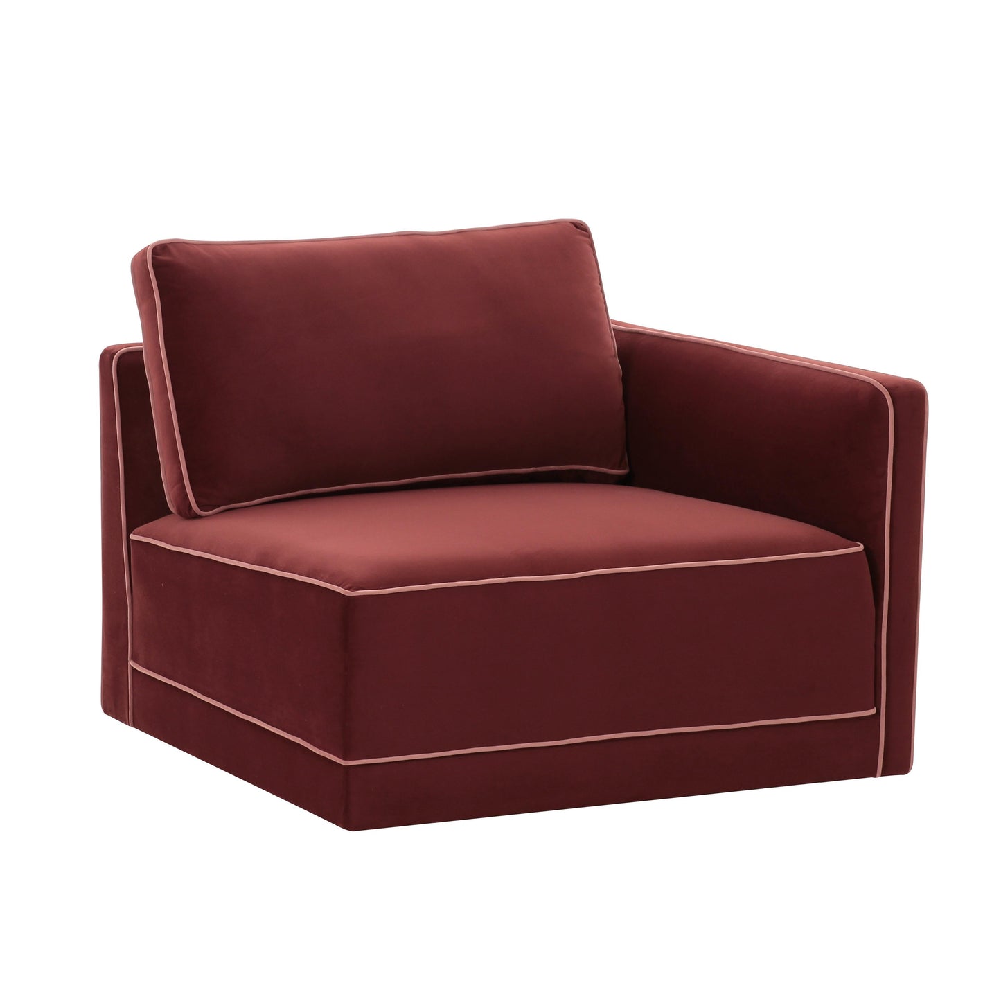 Willow Velvet Modular Raf Corner Chair Ren L03120 Rc