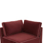 Willow Velvet Modular Corner Chair Ren L03140 W