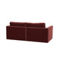 Willow 74 Velvet Modular Loveseat Ren L03152