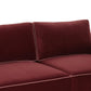 Willow 74 Velvet Modular Loveseat Ren L03112