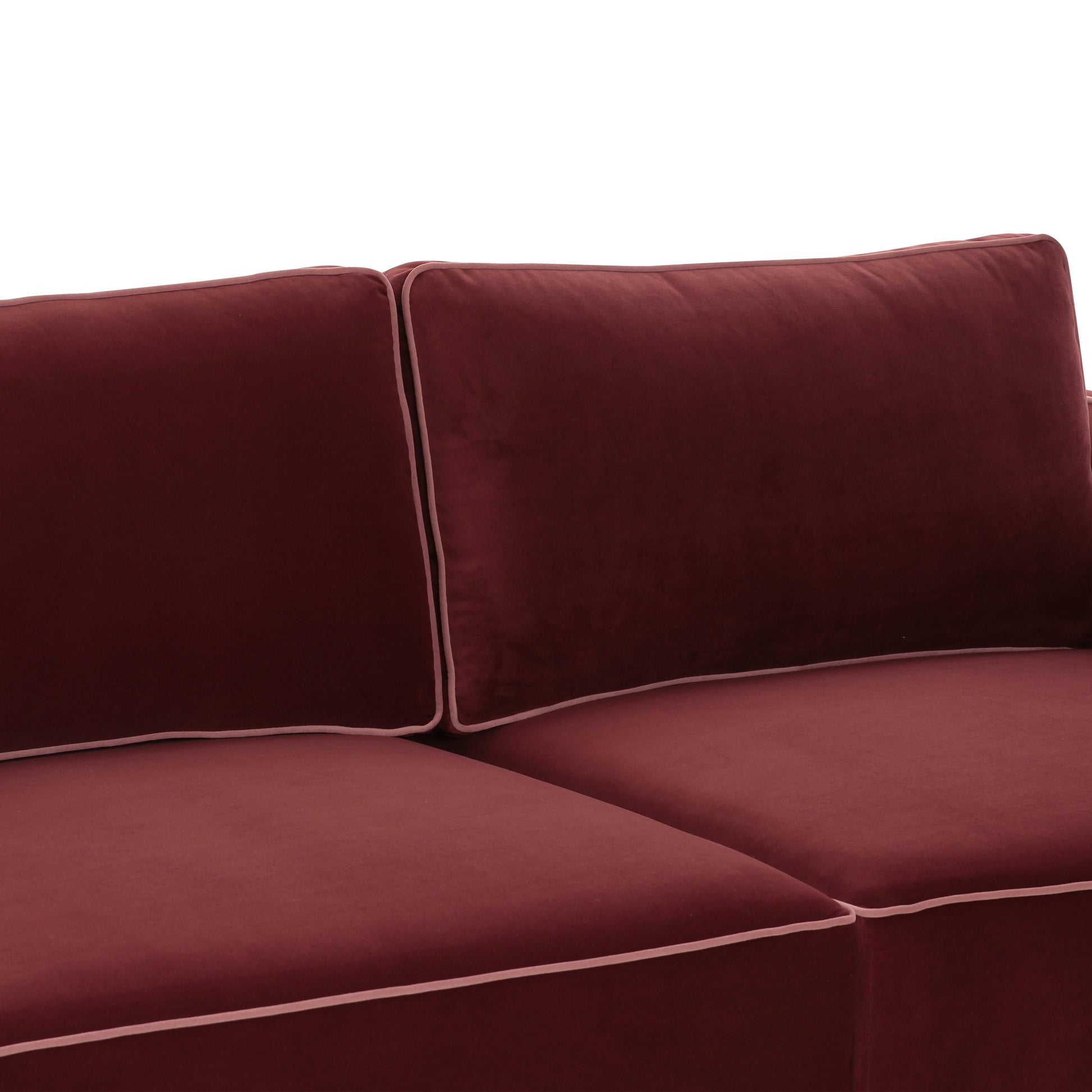 Willow 74 Velvet Modular Loveseat Ren L03132
