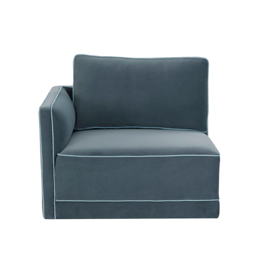 Willow Velvet Modular Laf Corner Chair Ren L03150 Lc