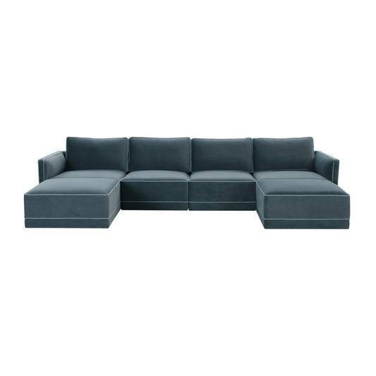 Willow 6 Piece Modular U Sectional Ren L03150 Sec1