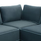 Willow 5 Piece Velvet Modular L Sectional Ren L03130 Sec3