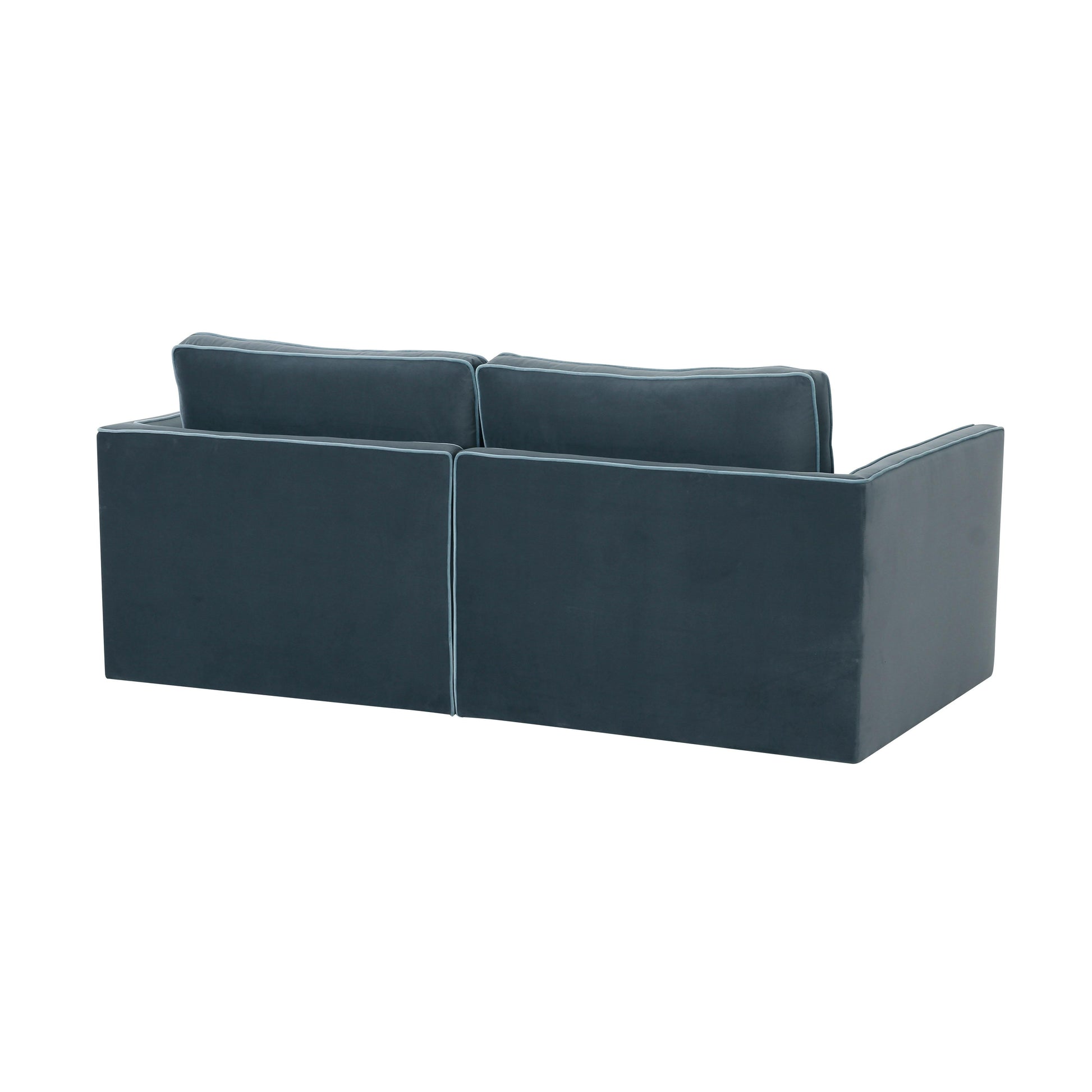 Willow 74 Velvet Modular Loveseat Ren L03152