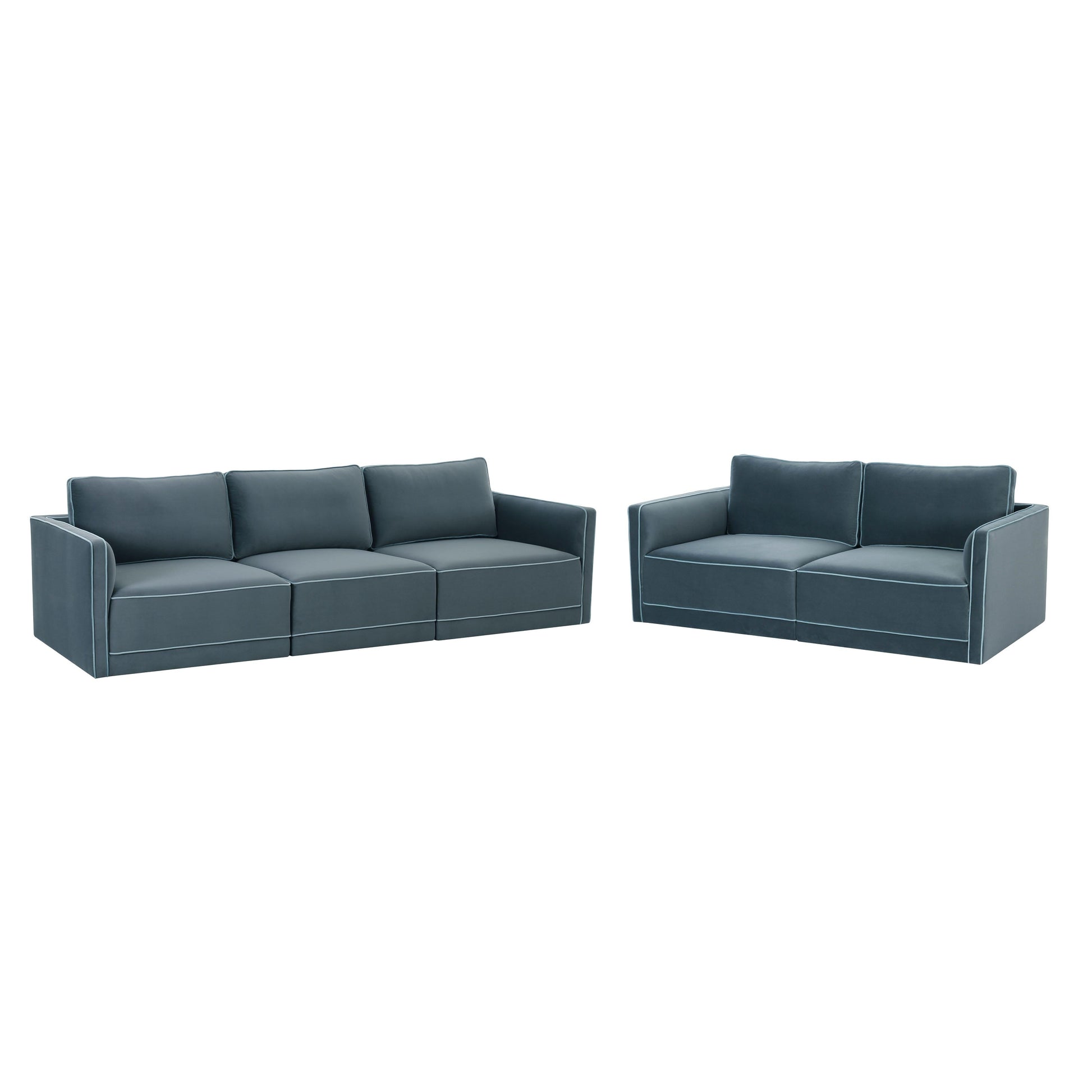 Willow 105 Velvet Modular Sofa Ren L03123