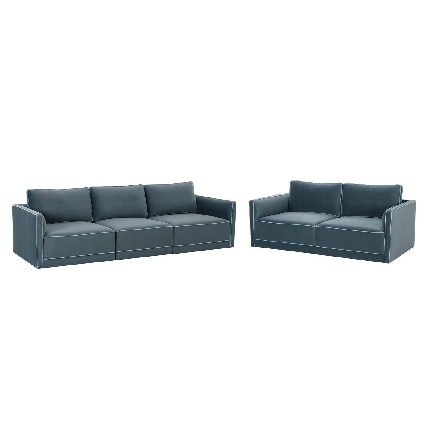 Willow 105 Velvet Modular Sofa Ren L03153