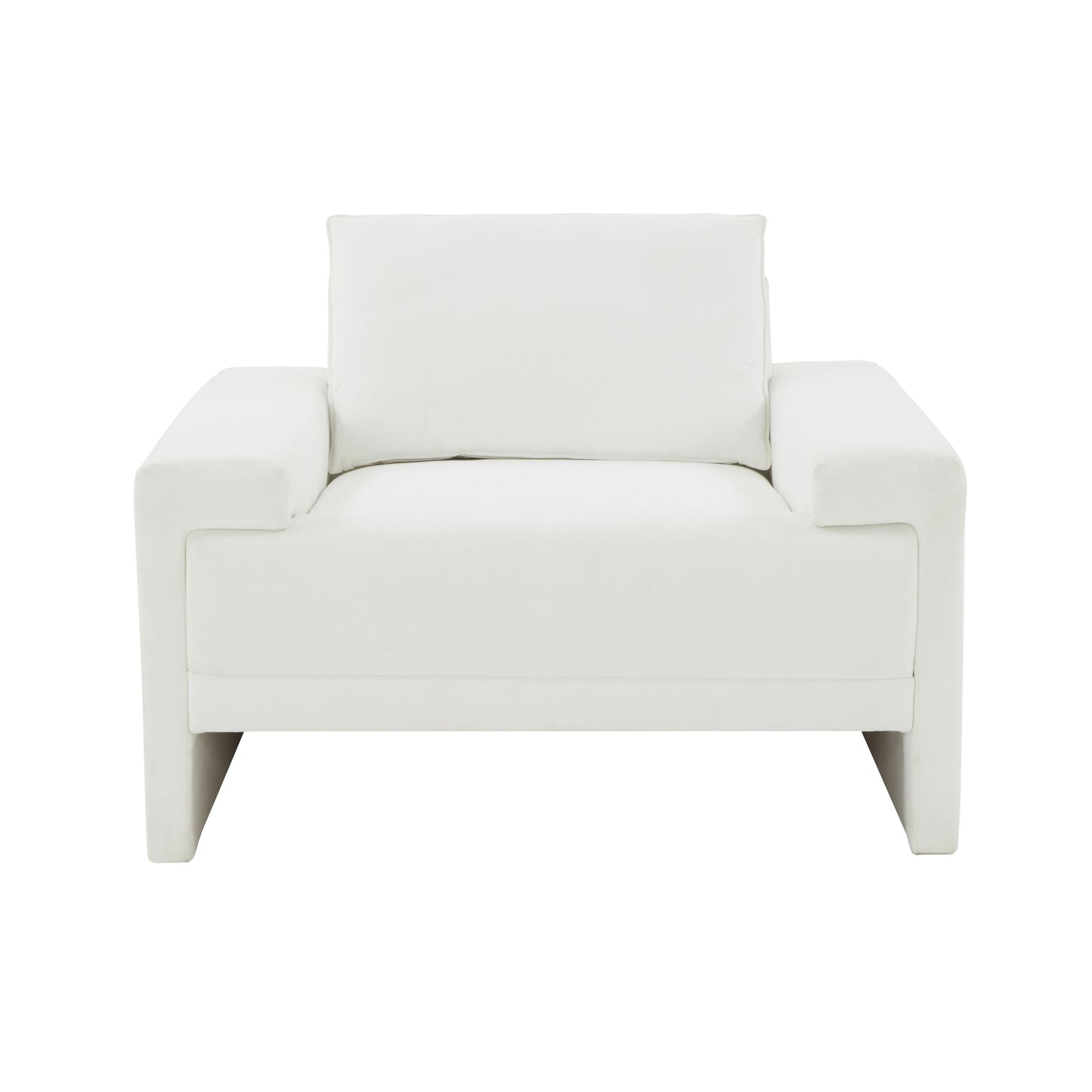 Maeve Contract-Grade Fabric Accent Chair White by Tov Furniture