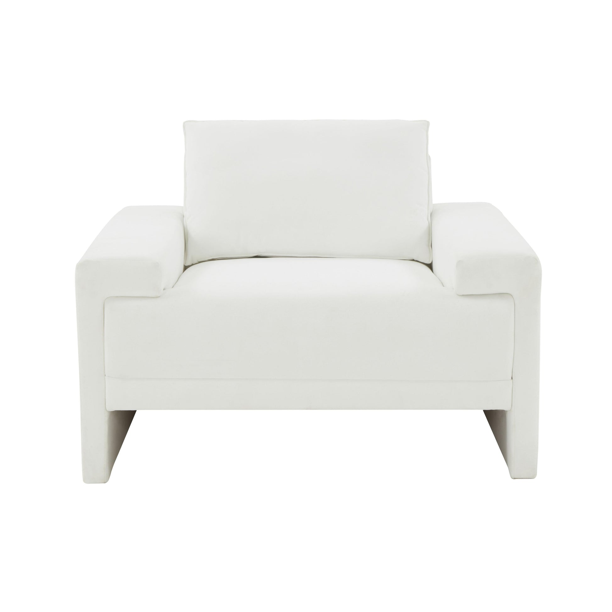Maeve Contract-Grade Fabric Accent Chair White by Tov Furniture
