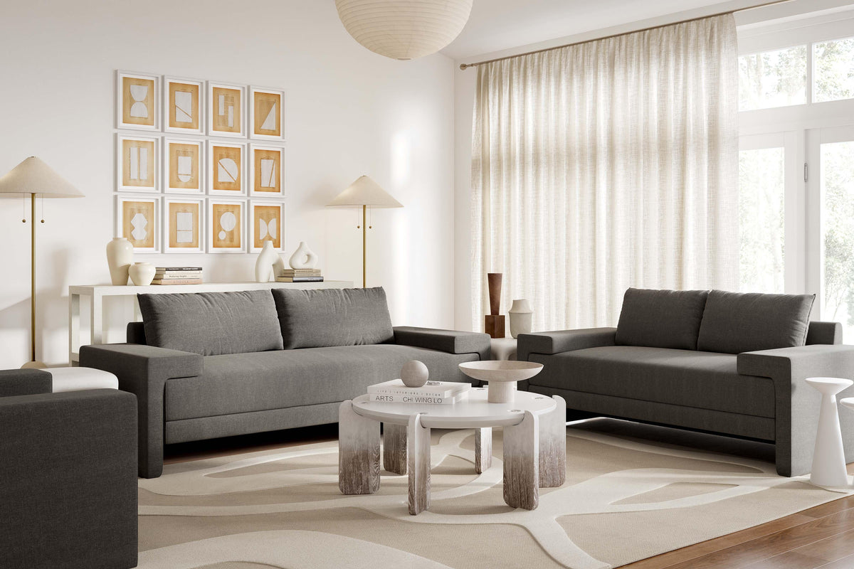 Maeve Slate Contract-Grade Fabric Sofa by TOV Furniture – photo 8 of 9