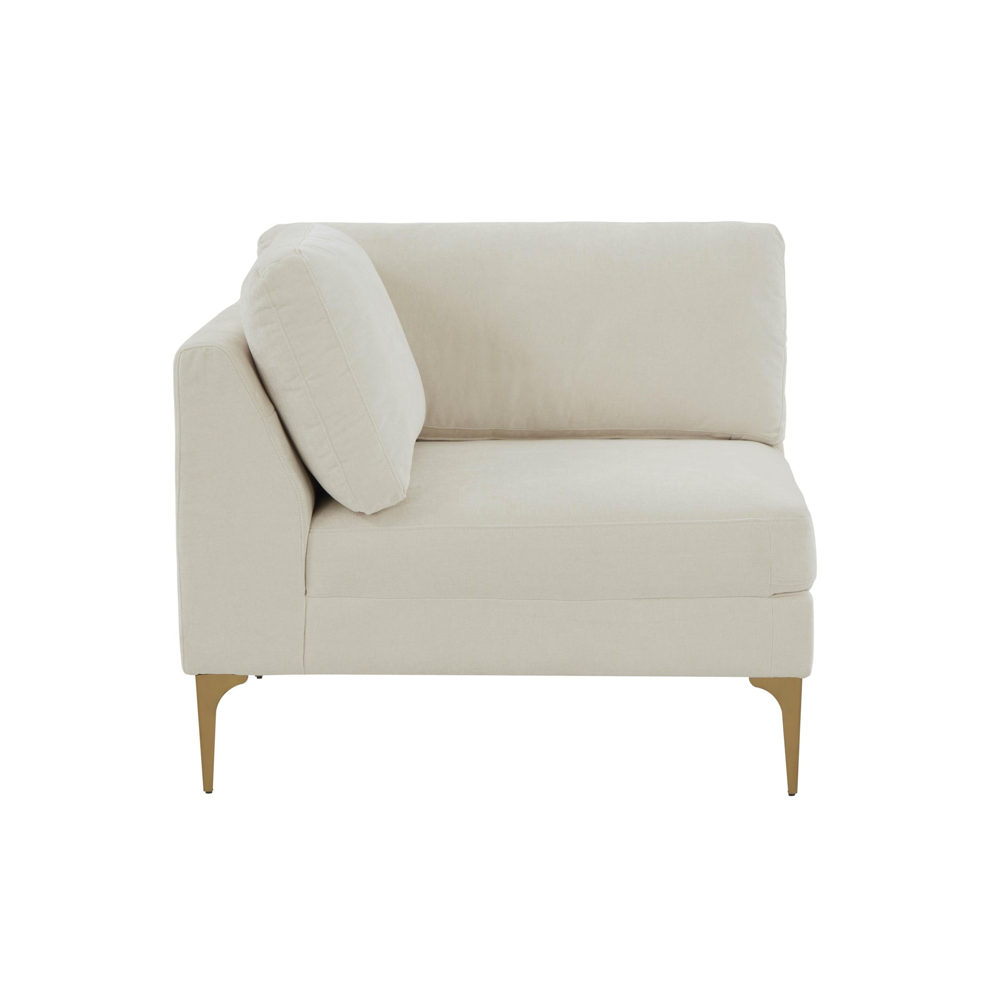 Serena Velvet Modular Corner Seat Ren L05120 W