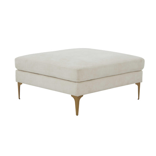 Serena Velvet Ottoman Ren L05111