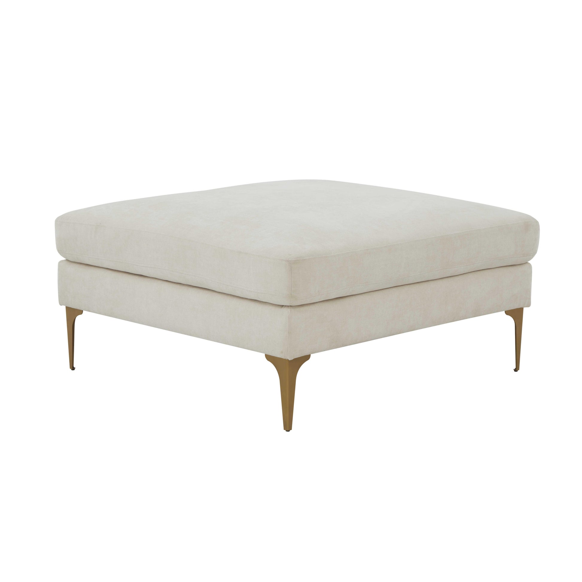 Serena Velvet Ottoman Ren L05131