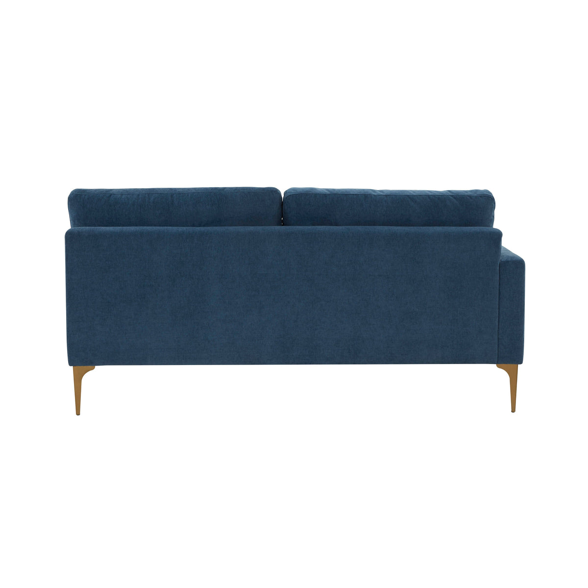 Serena Blue Performance Velvet Modular LAF Loveseat by TOV Furniture – photo 4 of 5