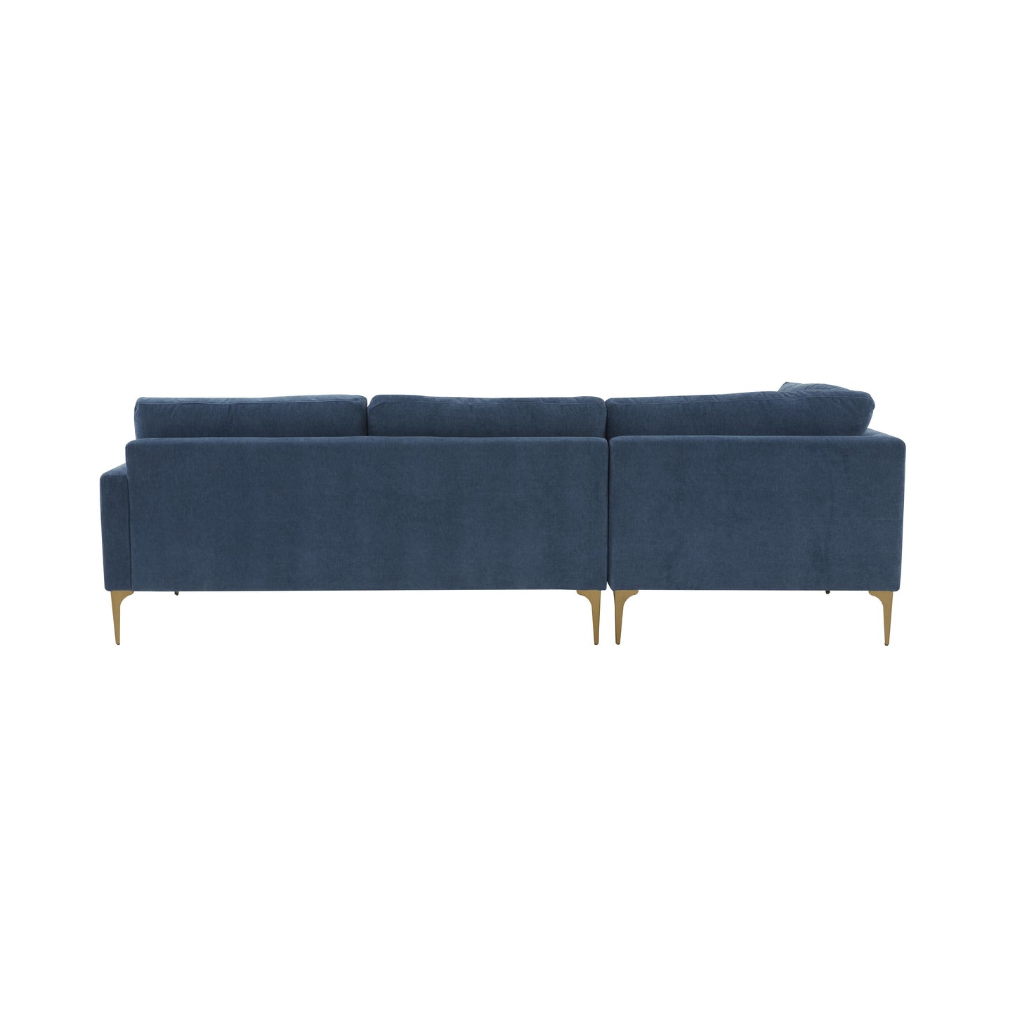 Serena 3 Piece Velvet Chaise Sectional Ren L05110 Sec4R