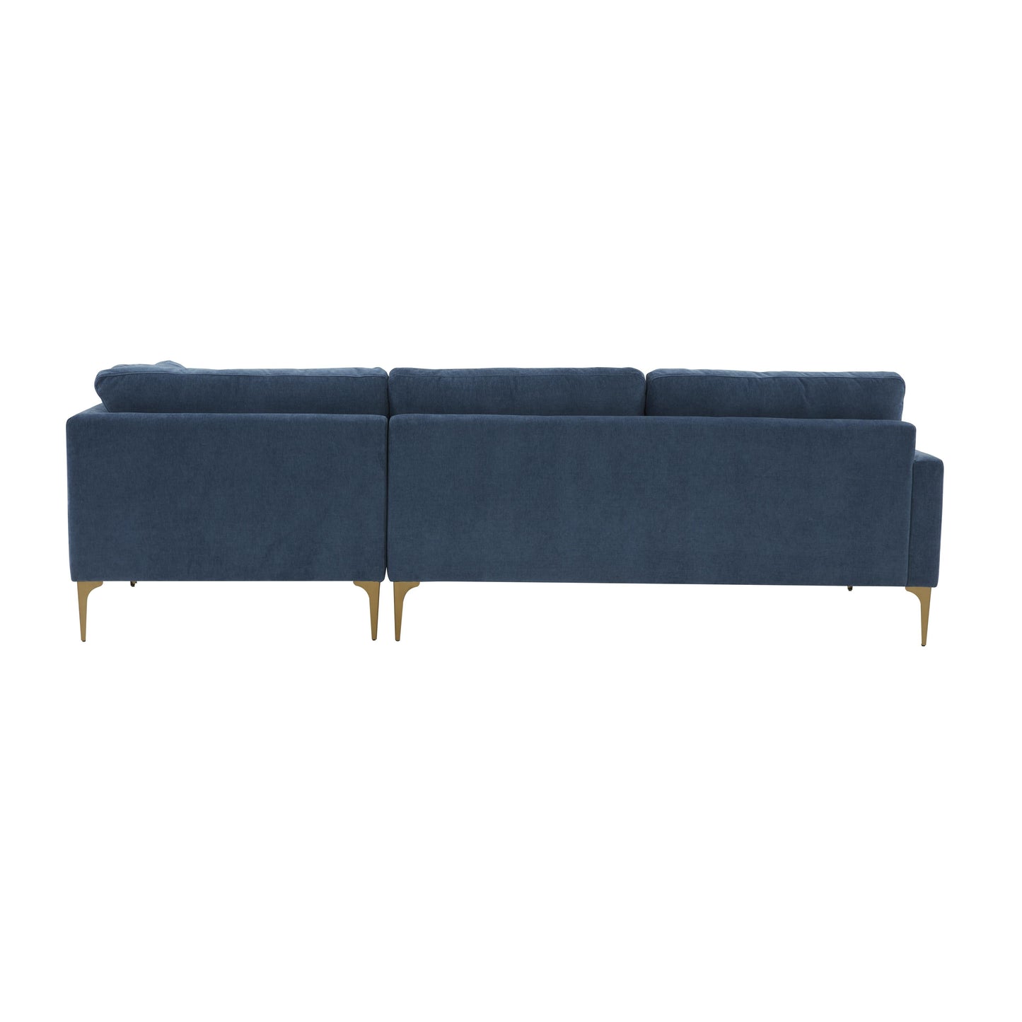 Serena 3 Piece Velvet Chaise Sectional Ren L05120 Sec4L