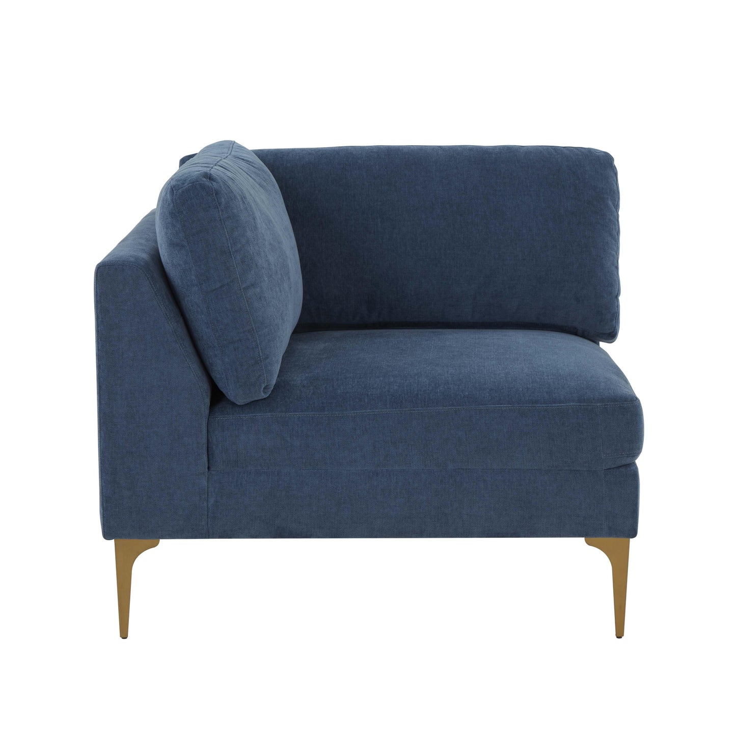 Serena Velvet Modular Corner Seat Ren L05130 W