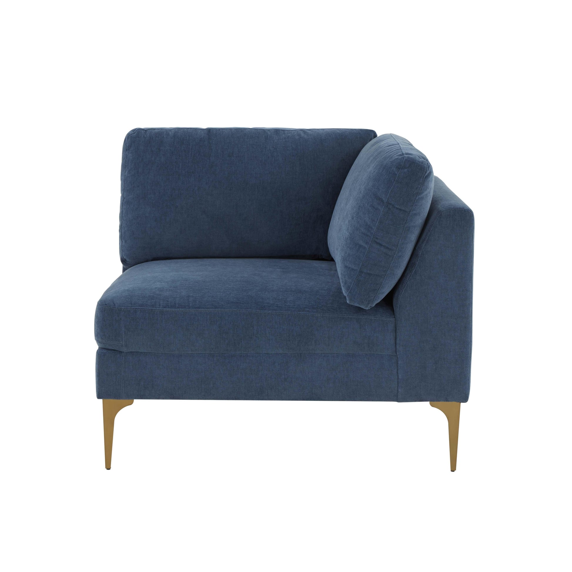 Serena Velvet Modular Corner Seat Ren L05110 W