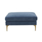 Serena Velvet Ottoman Ren L05121