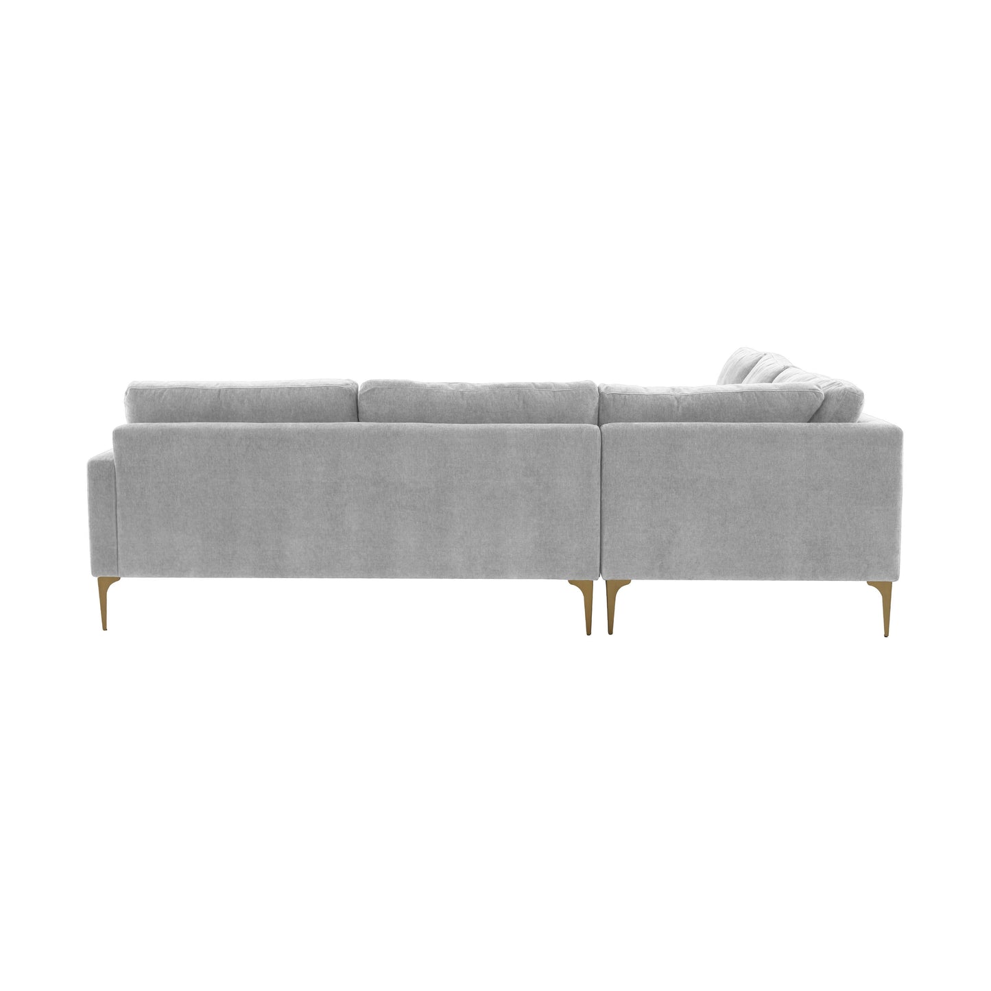 Serena 3 Piece Velvet L Sectional Ren L05130 Sec
