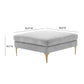 Serena Velvet Ottoman Ren L05111