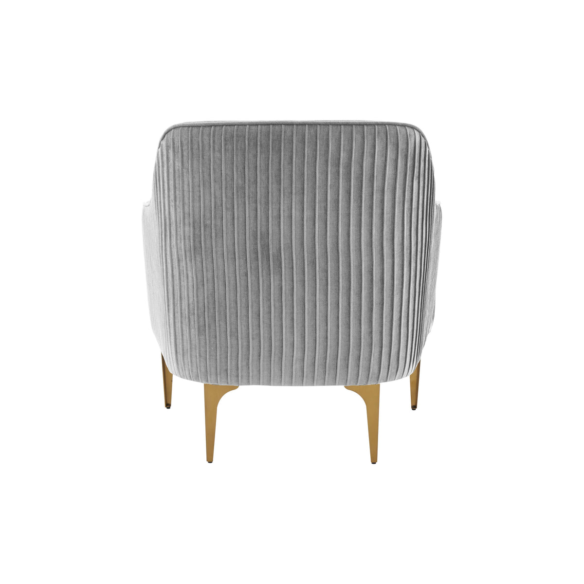 Serena Performance Velvet Accent Chair in Grey by TOV Furniture – photo 4 of 6