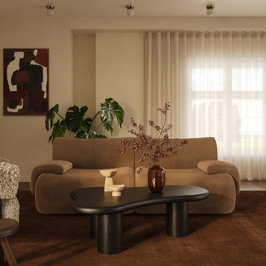 Zenith Performance Velvet Modular Corner Chair in LAF by TOV Furniture – photo 2 of 7