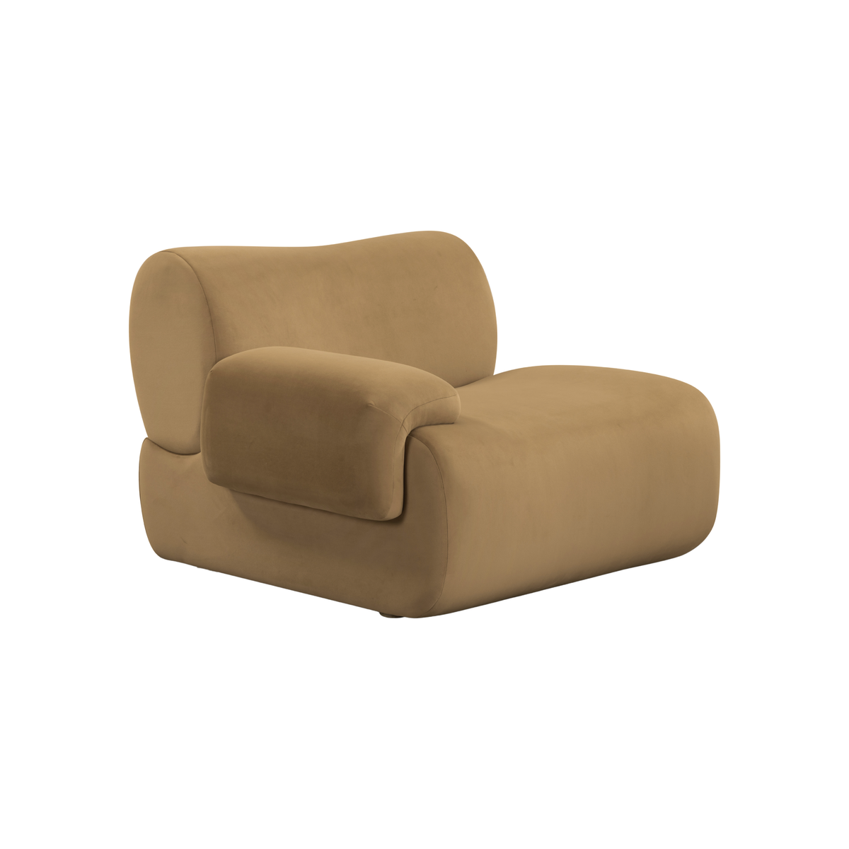 Zenith Performance Velvet Modular Corner Chair in LAF by TOV Furniture – photo 3 of 7