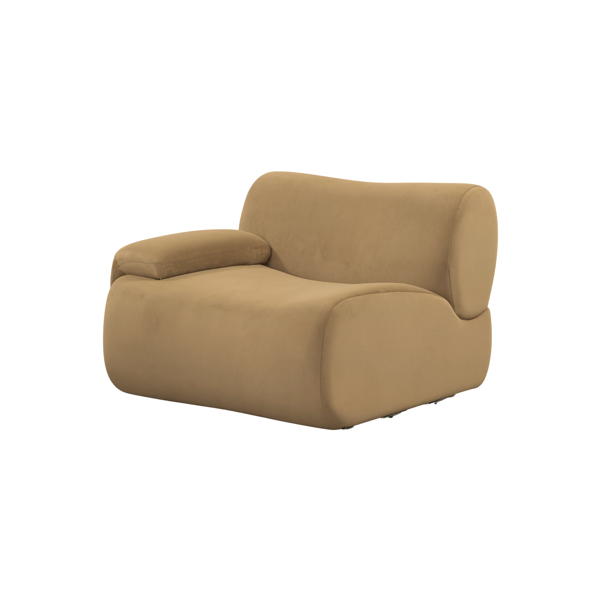 Zenith Performance Velvet Modular Corner Chair in LAF by TOV Furniture – photo 4 of 7