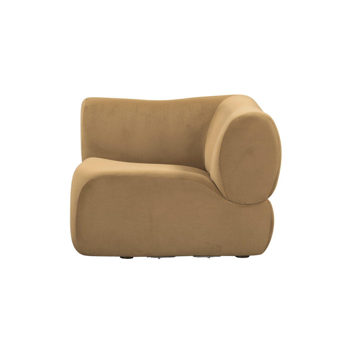 Zenith Latte Brown Performance Velvet Corner Wedge by TOV Furniture – photo 4 of 8