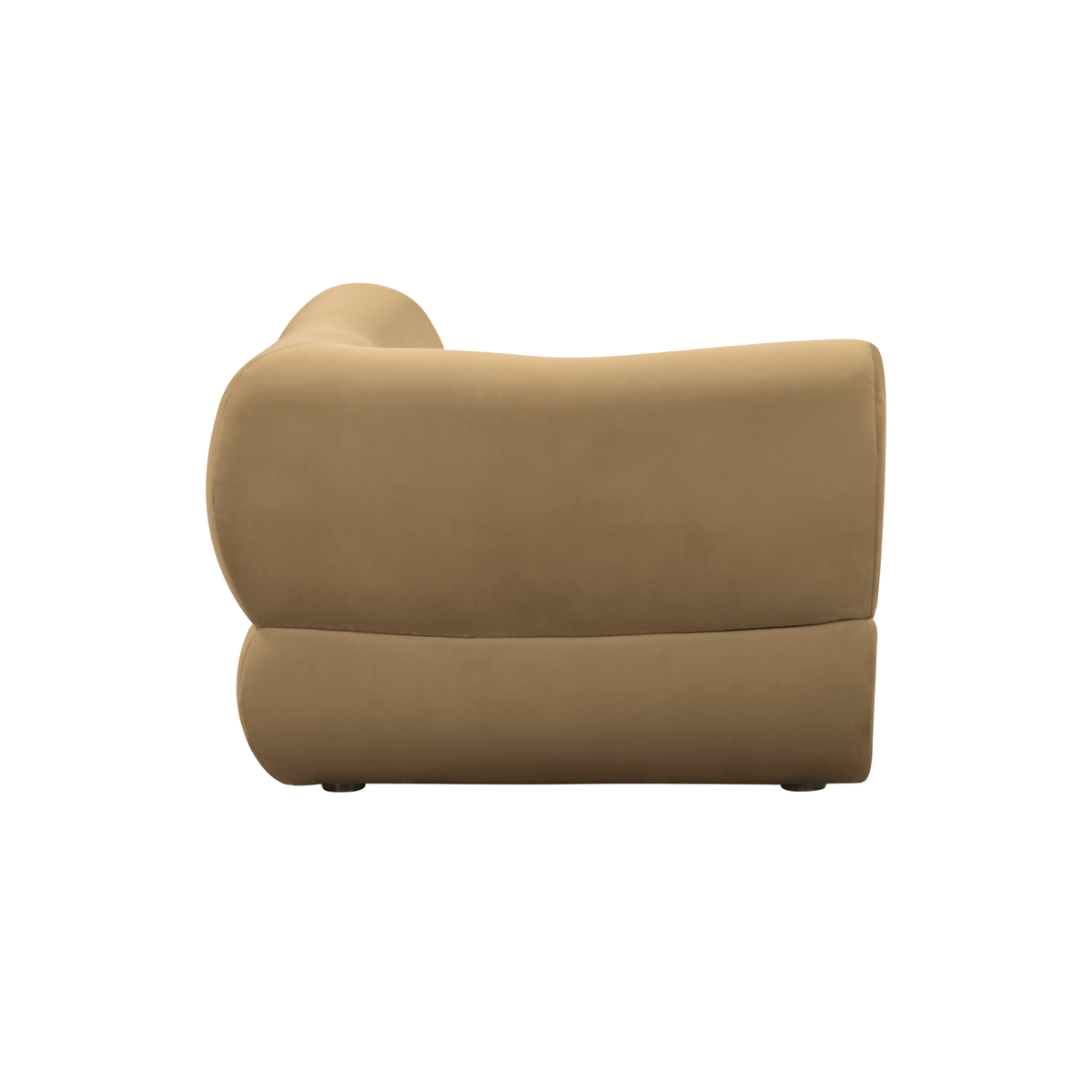Zenith Latte Brown Performance Velvet Corner Wedge by TOV Furniture – photo 6 of 8