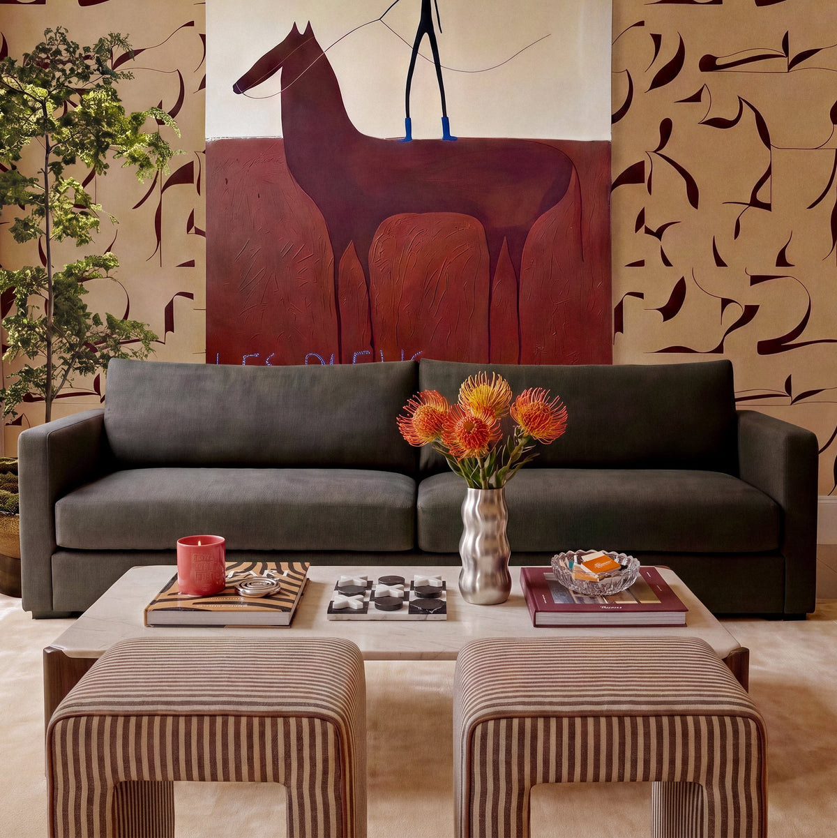 Portsmouth Java Brown Textured Chenille Sofa by TOV Furniture – photo 2 of 7