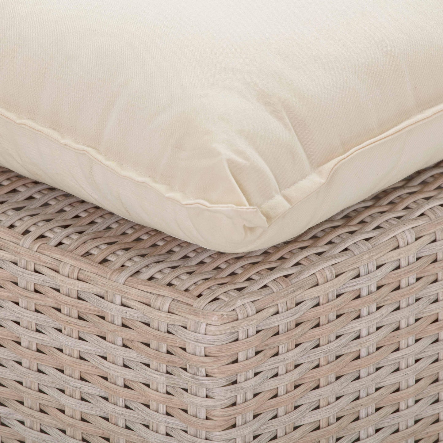 Cali Natural Wicker Outdoor Armless Chair Ren O11163 Ac