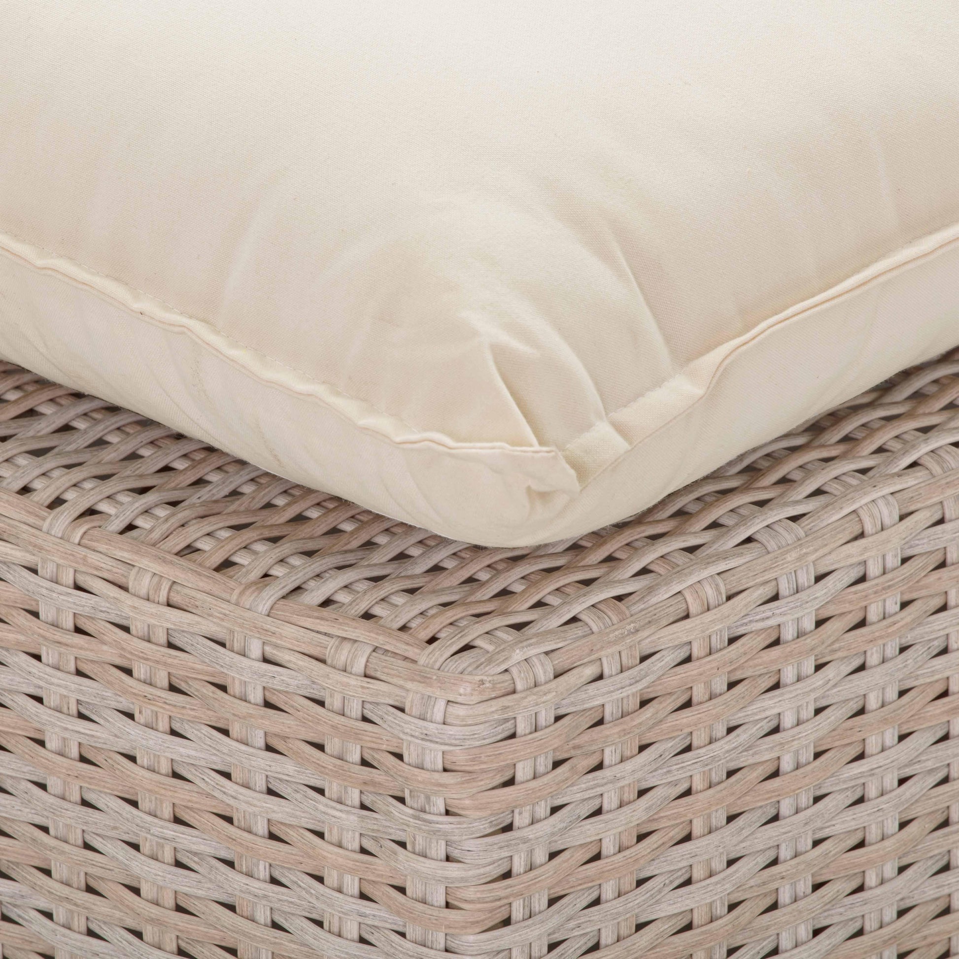 Cali Natural Wicker Outdoor Armless Chair Ren O11163 Ac