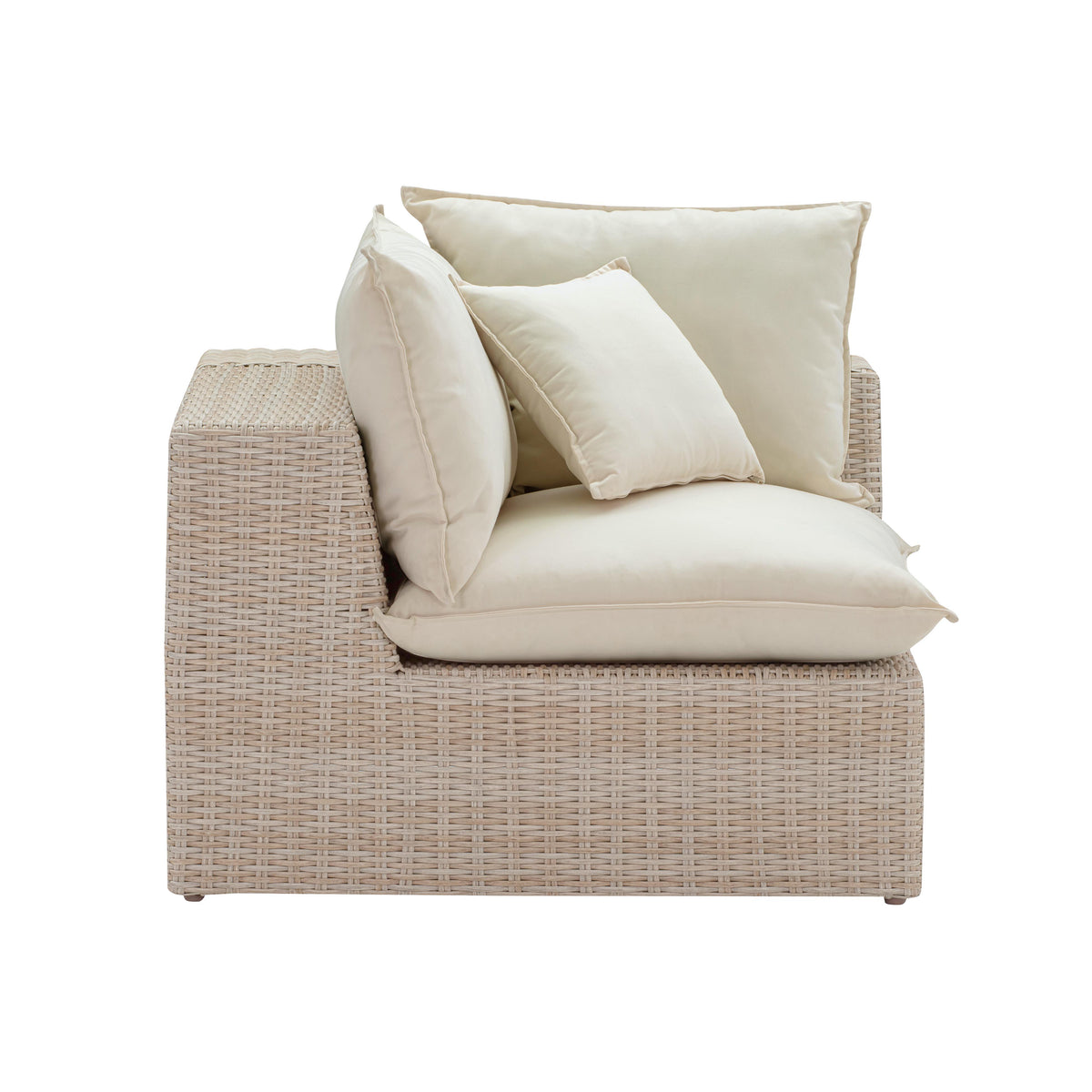 Cali Natural Wicker Outdoor Corner Chair by TOV Furniture – photo 6 of 9