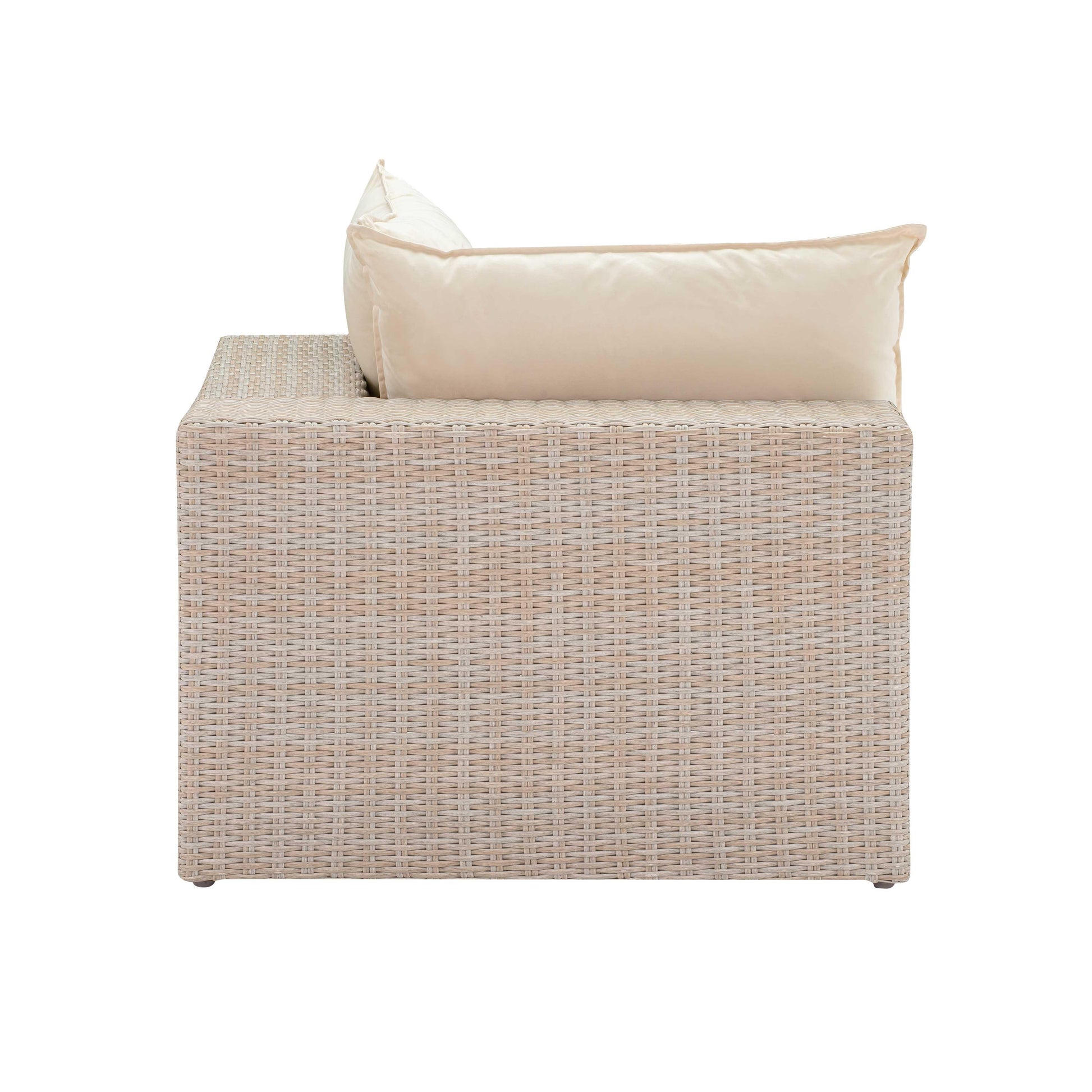 Cali Natural Wicker Outdoor Corner Chair Ren O11163 C