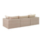 Cali 120 Natural Wicker Outdoor Modular Sofa Ren O11163