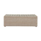 Cali 39 Natural Wicker Outdoor Ottoman Coffee Table Ren O11164