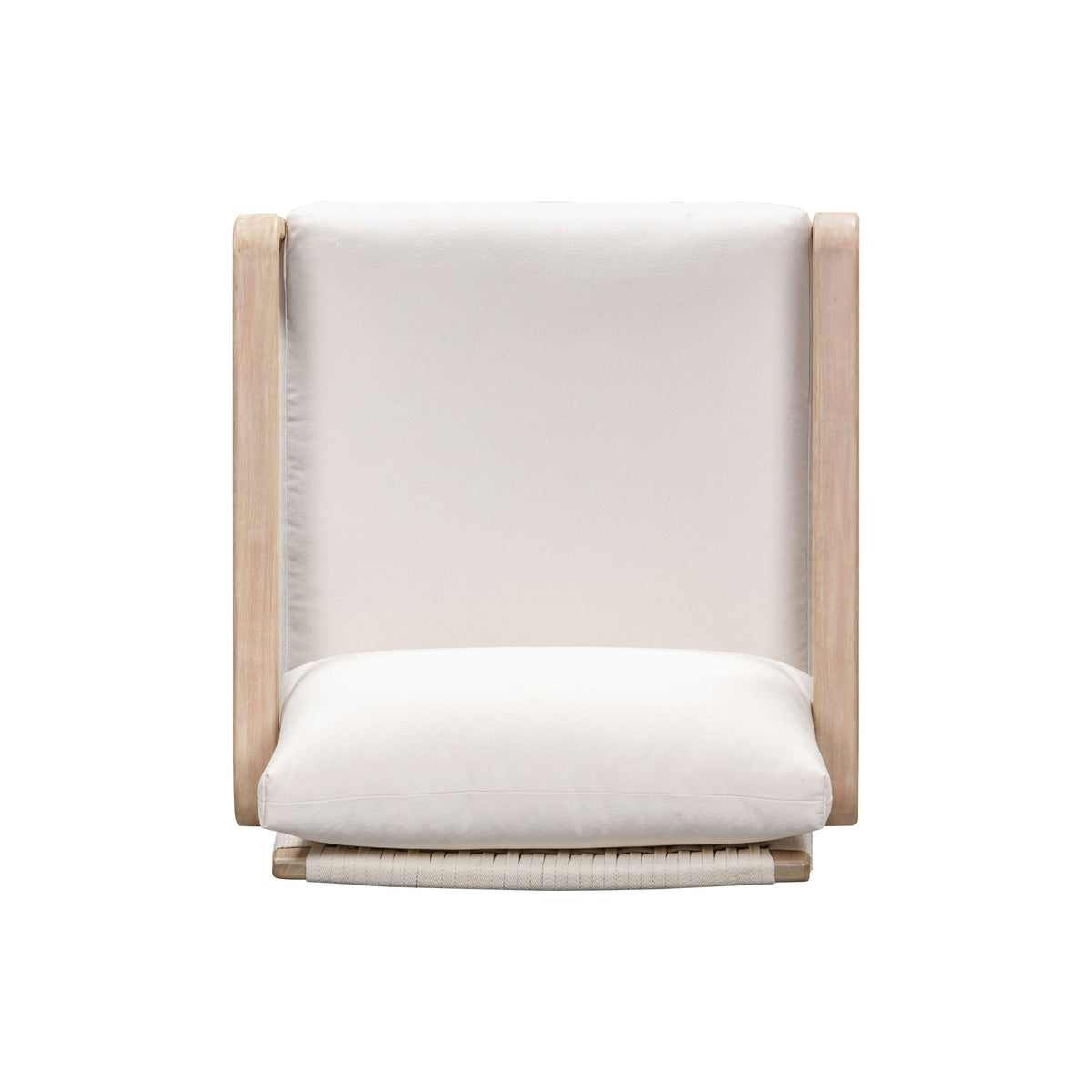 Palata Cream Performance Fabric Outdoor Accent Chair by TOV Furniture – photo 7 of 9