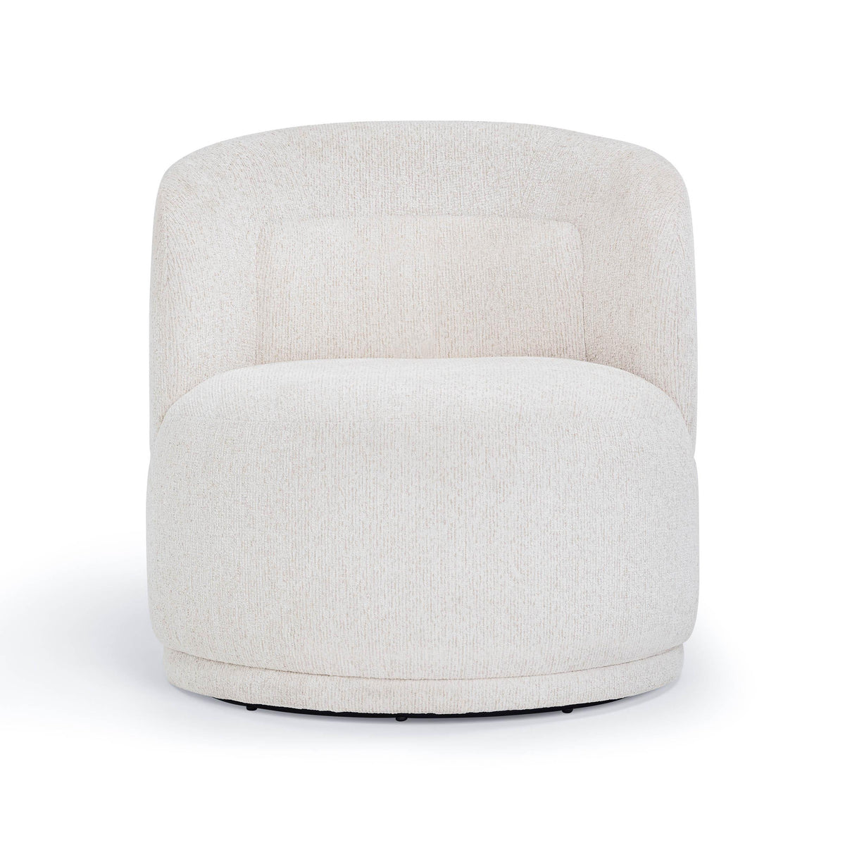 Massa Beige Textured Performance Fabric Swivel Accent Chair by TOV Furniture – photo 3 of 9