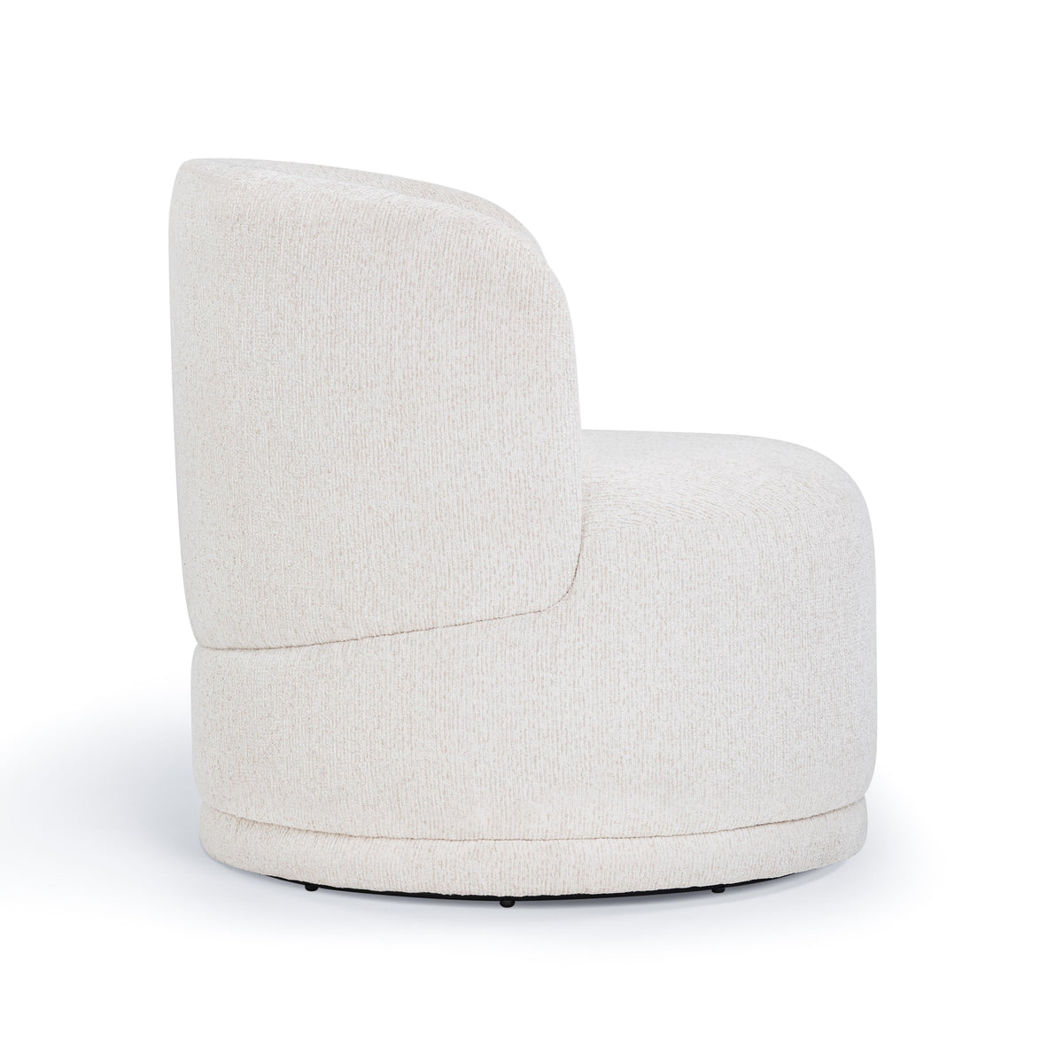 Massa Beige Textured Performance Fabric Swivel Accent Chair by TOV Furniture – photo 5 of 9
