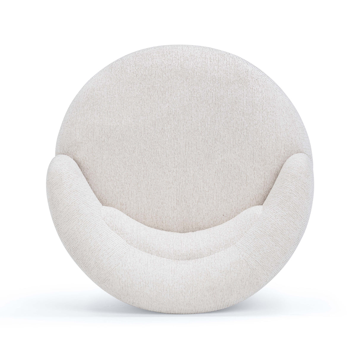 Massa Beige Textured Performance Fabric Swivel Accent Chair by TOV Furniture – photo 7 of 9