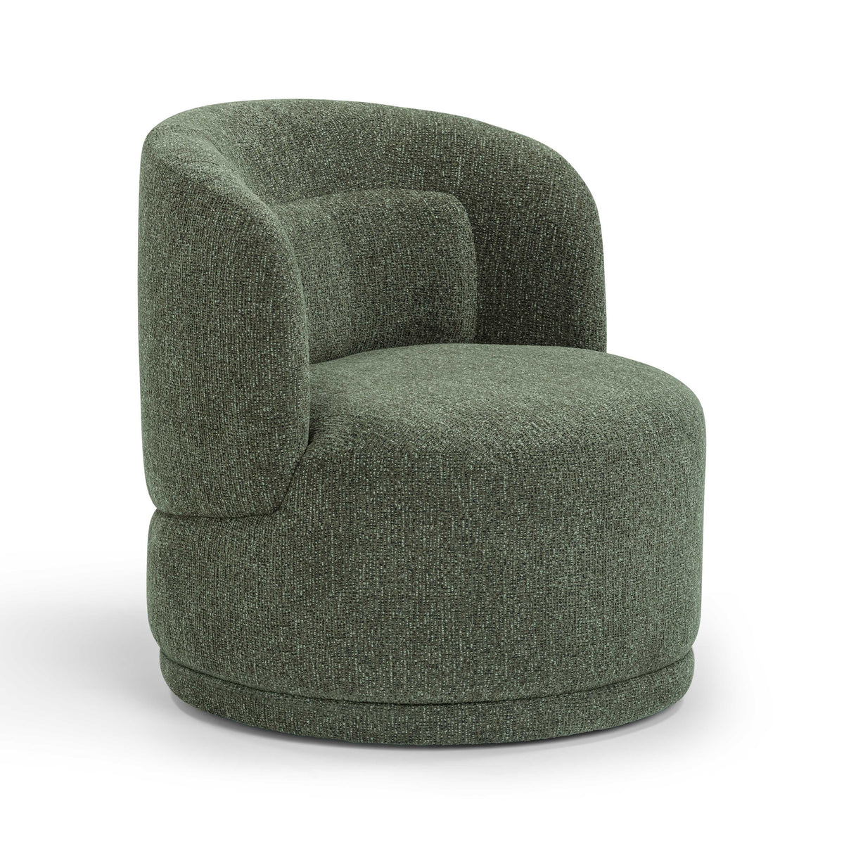 Massa Green Textured Performance Fabric Swivel Accent Chair by TOV Furniture – photo 1 of 8