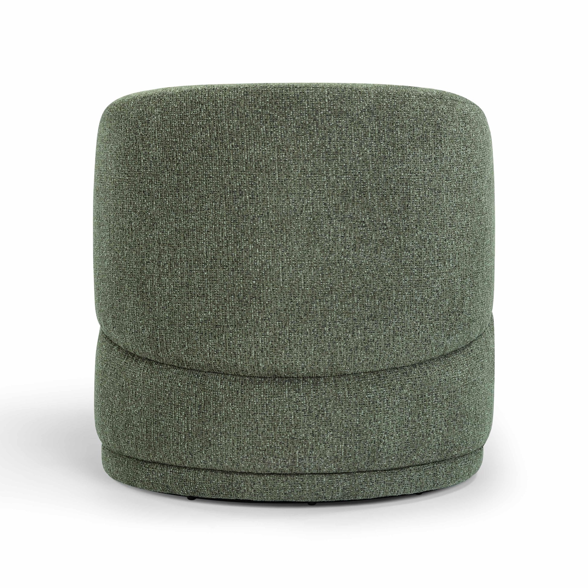 Massa Textured Performance Fabric Swivel Accent Chair Green by Tov Furniture
