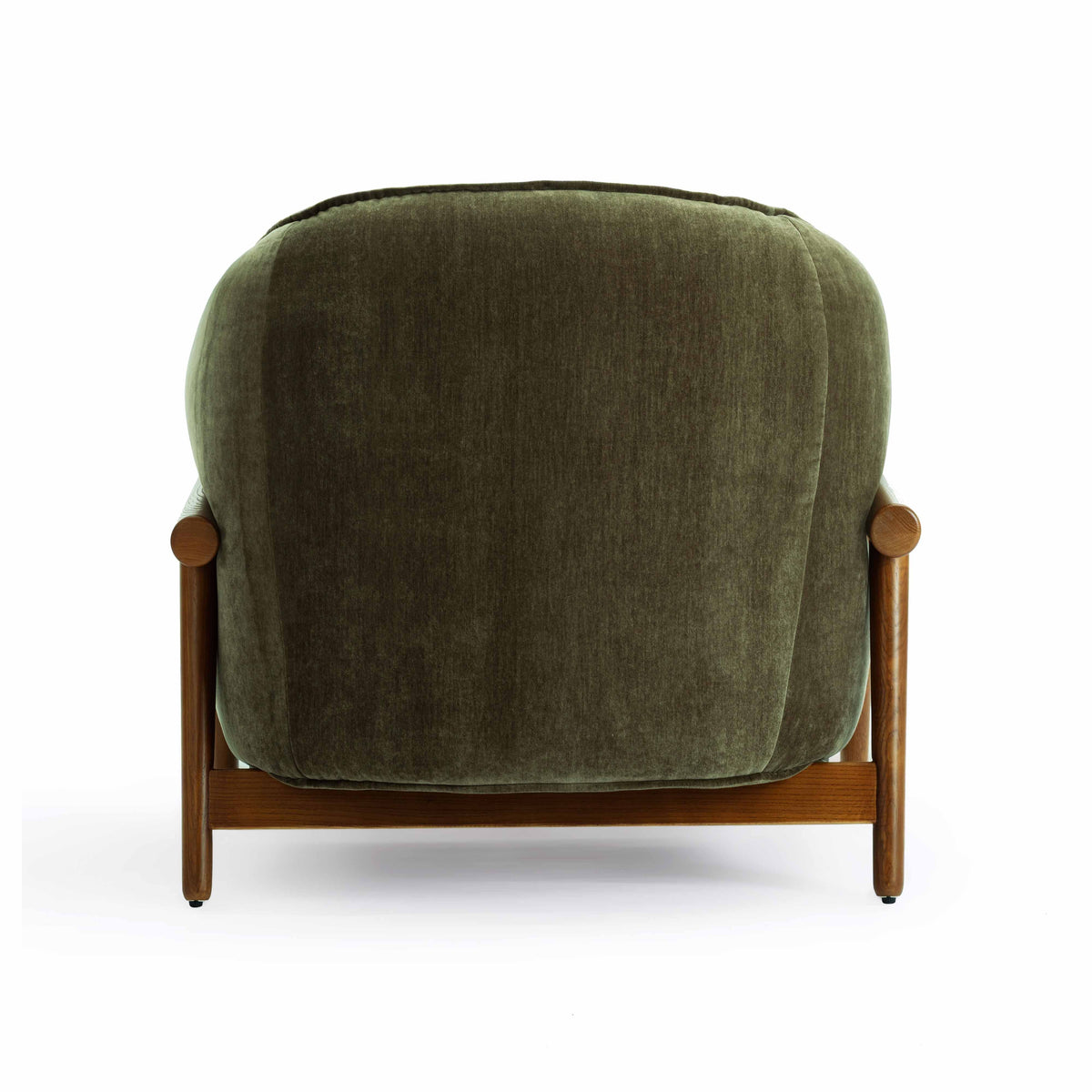 Piedmont Olive Green Upcycled Contract-Grade Chenille Accent Chair by TOV Furniture – photo 6 of 8