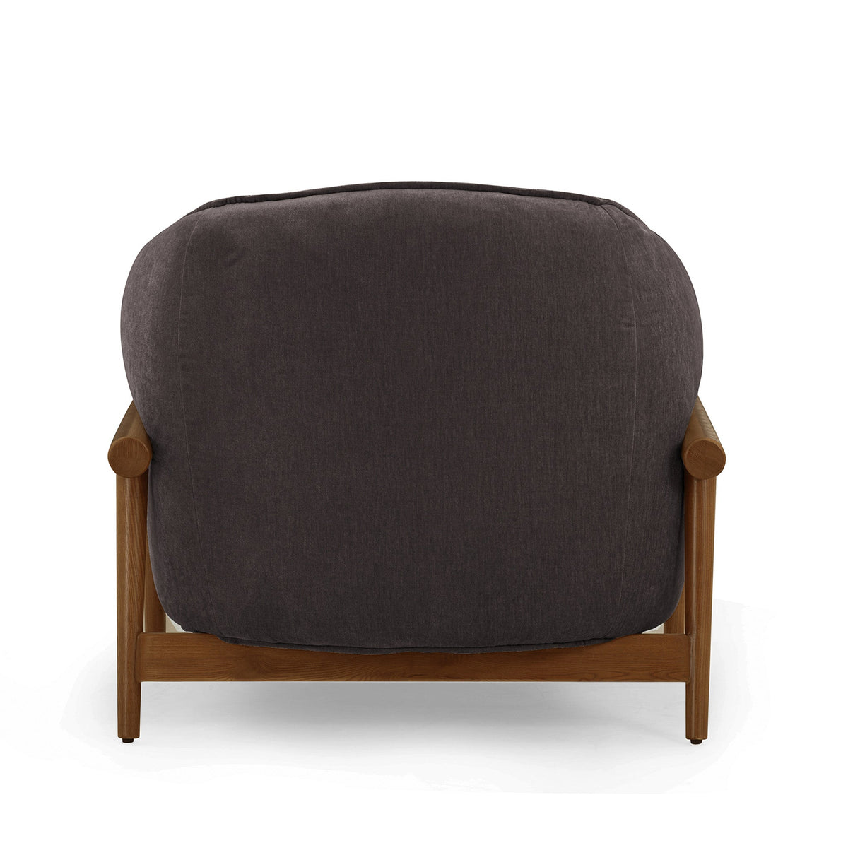 Piedmont Taupe Upcycled Contract-Grade Chenille Accent Chair by TOV Furniture – photo 4 of 7